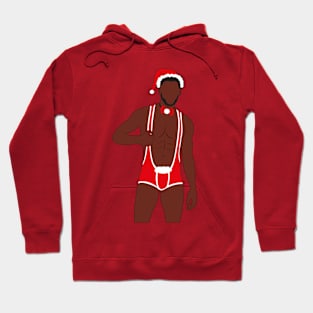 Sexy Black Santa Hoodie